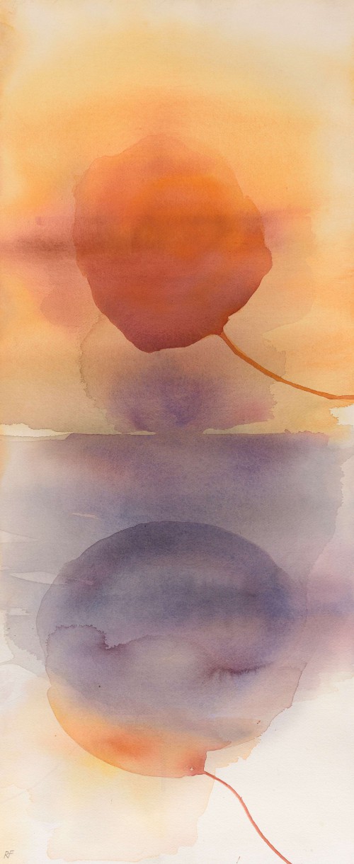 Ralph Freeman Twenty Four Hours watercolour 75x33cm